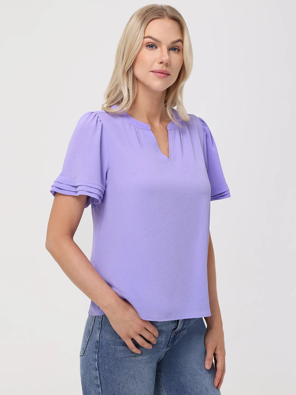 Tiered Sleeve Blouse sold by 89th & Madison product image thumbnail 3