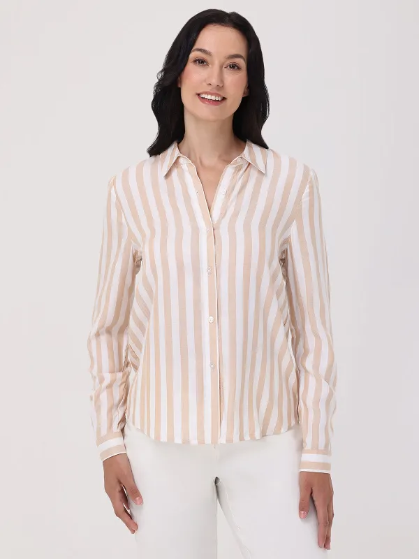 Stripe Button Up Shirt sold by 89th & Madison