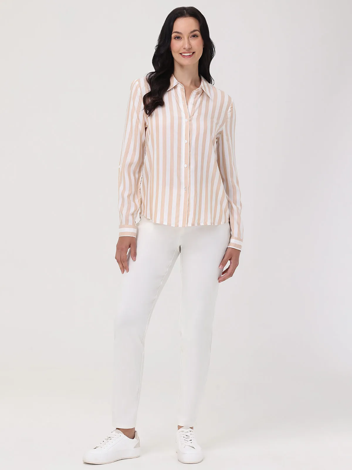 Stripe Button Up Shirt sold by 89th & Madison product image thumbnail 5