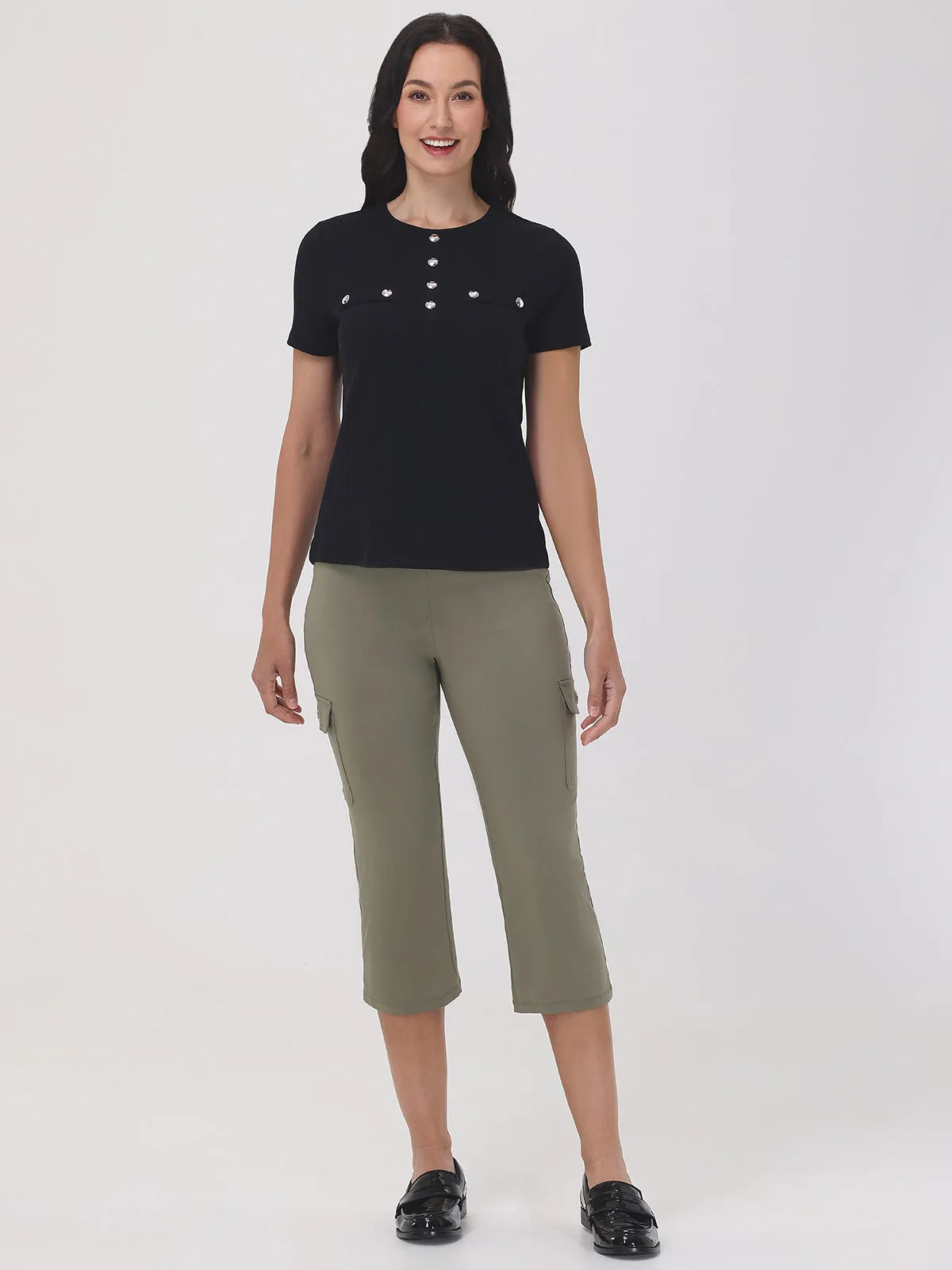 Millennium Crop Cargo Pants sold by 89th & Madison product image thumbnail 3