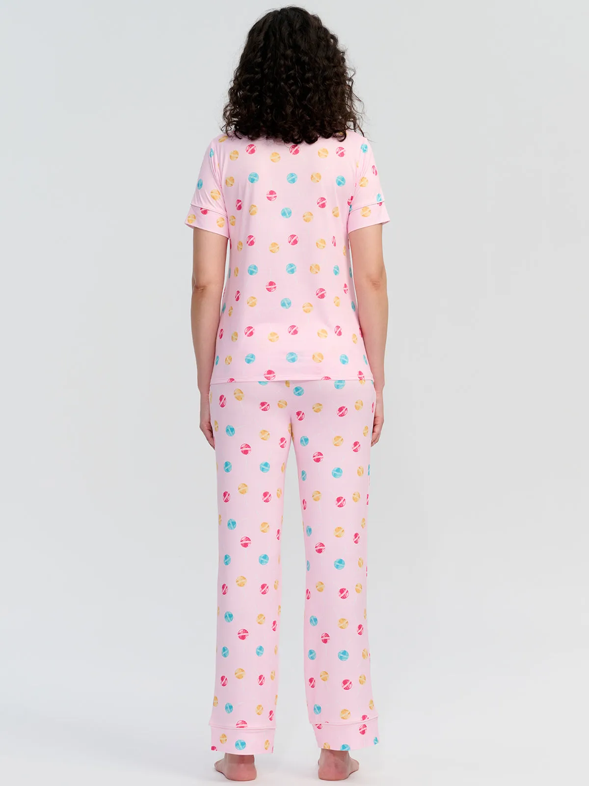 Print Short Sleeve Pajamas Set sold by 89th & Madison product image thumbnail 2