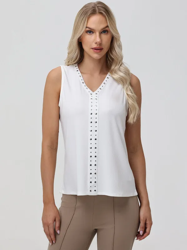 Embellished Cool Feel Top sold by 89th & Madison