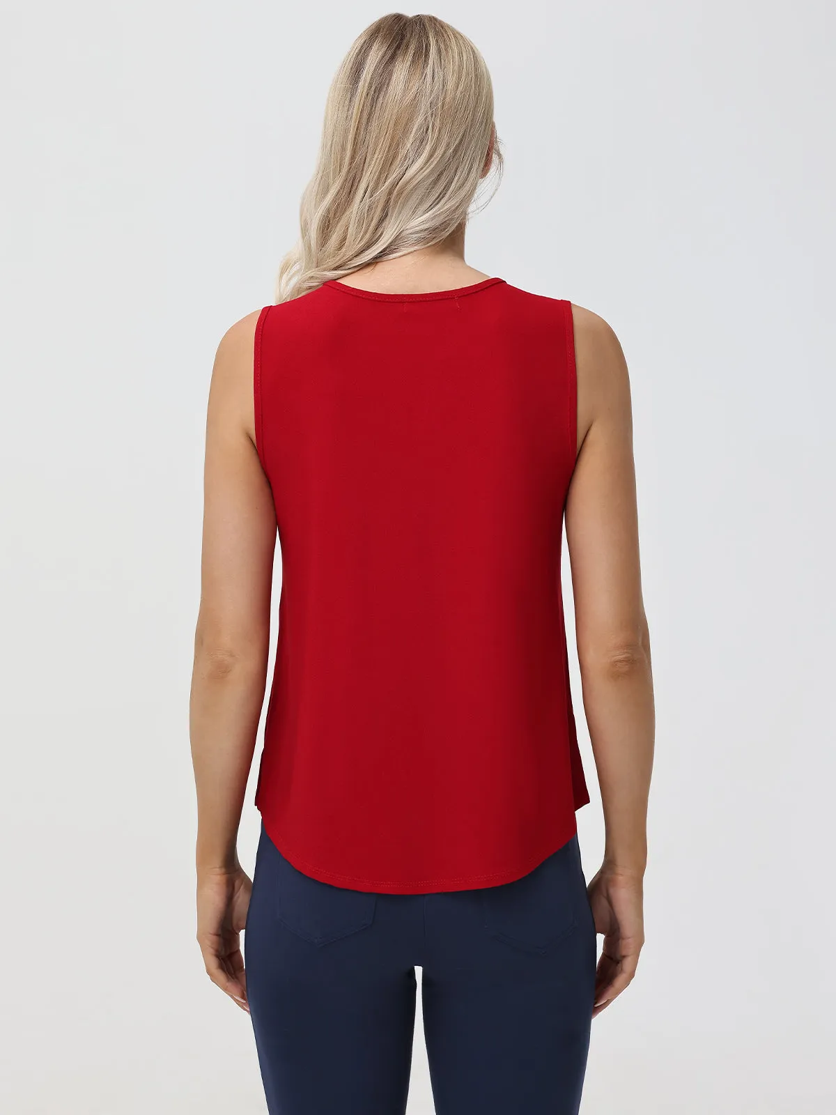 Rhinestone Keyhole Cool Feel Top sold by 89th & Madison product image thumbnail 2