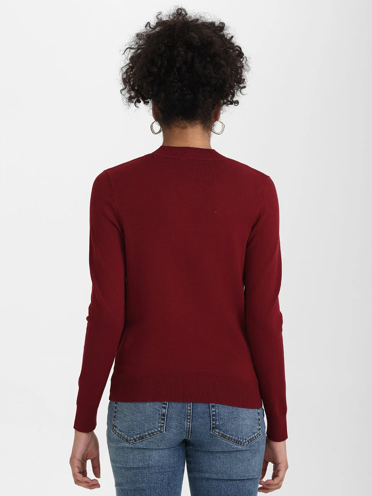 The Taylor: Cut-Out Mockneck Sweater sold by 89th & Madison product image thumbnail 4