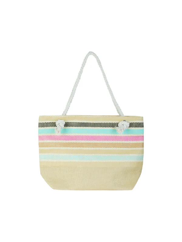 Stripe Oversized Tote Bag sold by 89th & Madison
