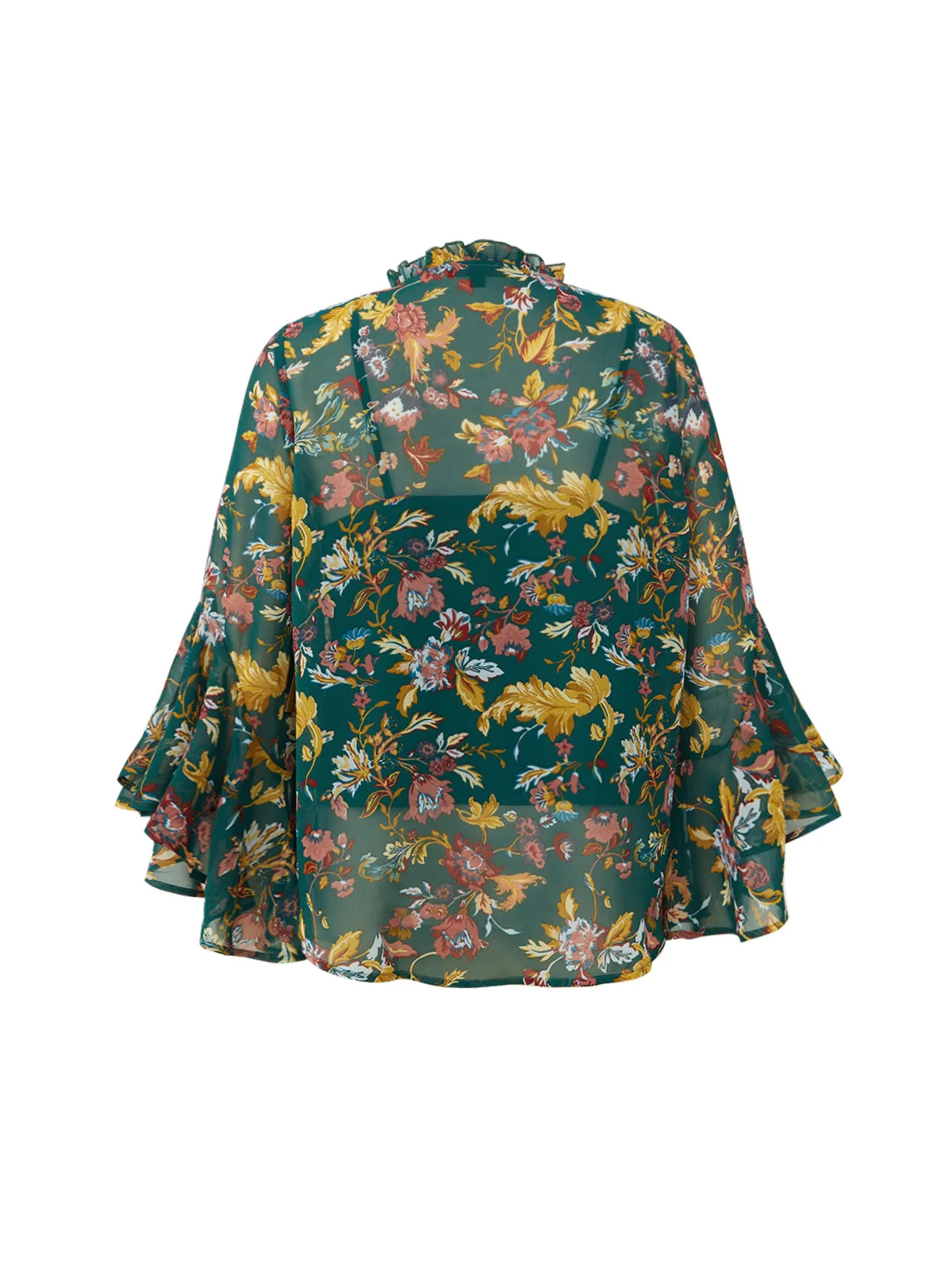 Frye Lace Up Flounce Sleeve Blouse sold by 89th & Madison product image thumbnail 2