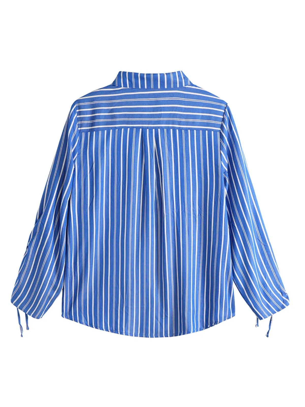 Ruched Sleeve Button Front Shirt sold by 89th & Madison product image thumbnail 4