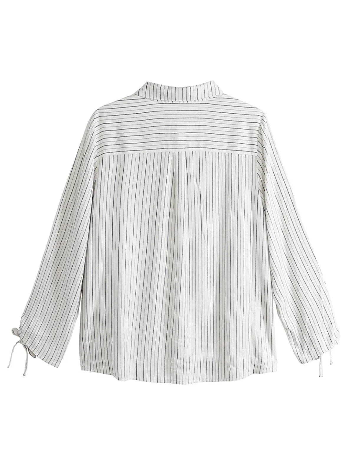 Ruched Sleeve Button Front Shirt sold by 89th & Madison product image thumbnail 2