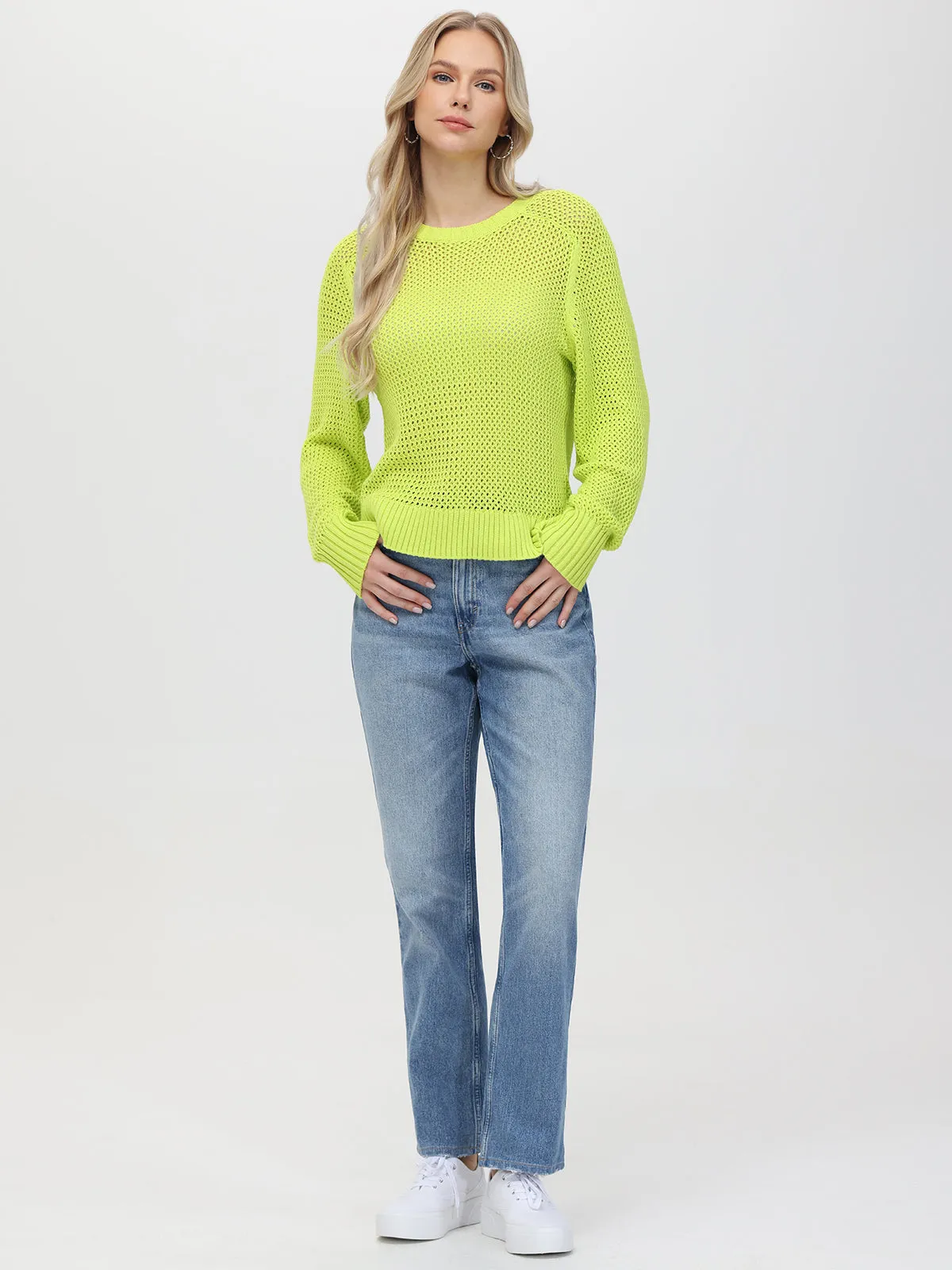 Margot: Cotton Crewneck Sweater sold by 89th & Madison product image thumbnail 4