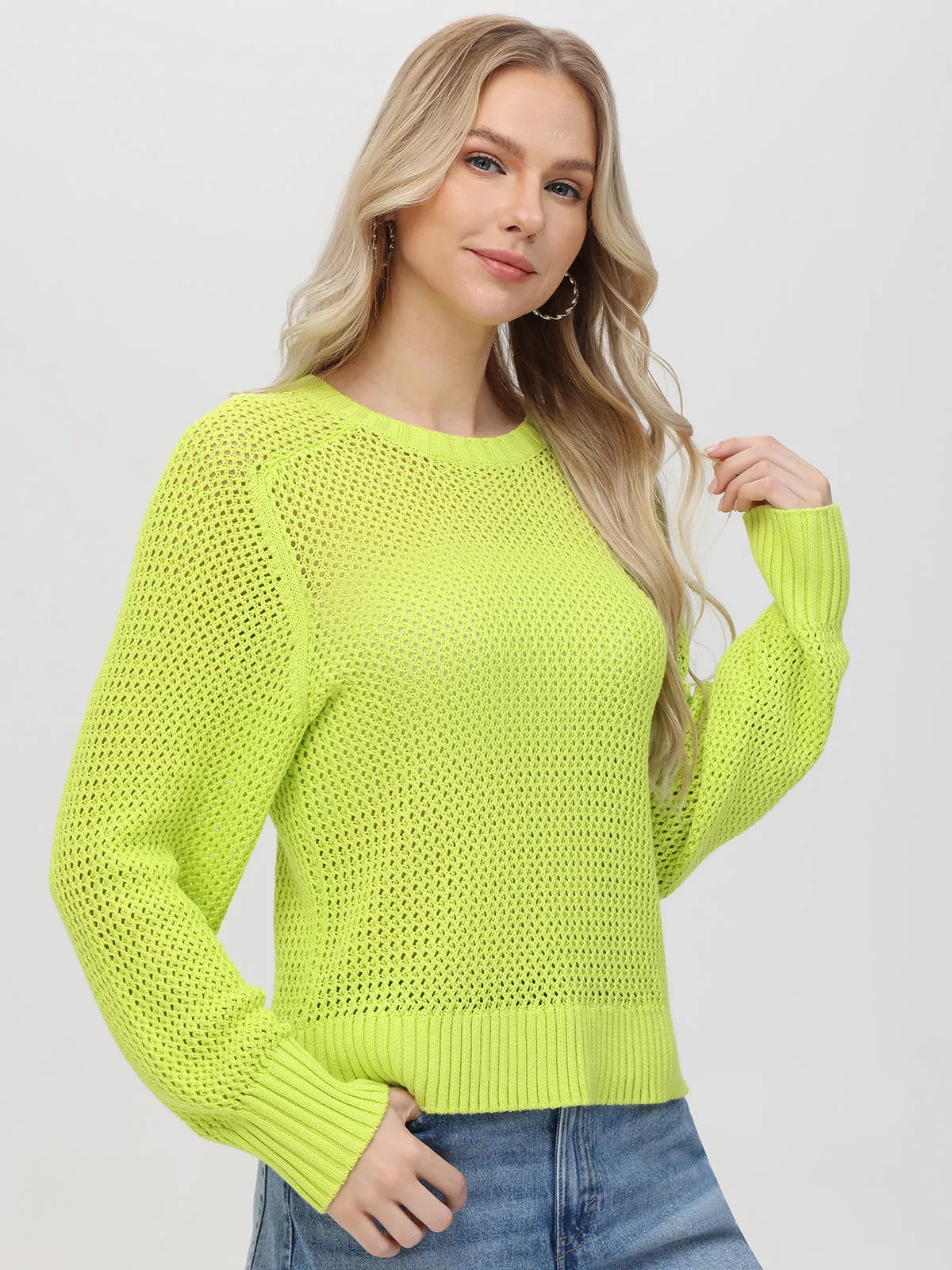 Margot: Cotton Crewneck Sweater sold by 89th & Madison product image thumbnail 2