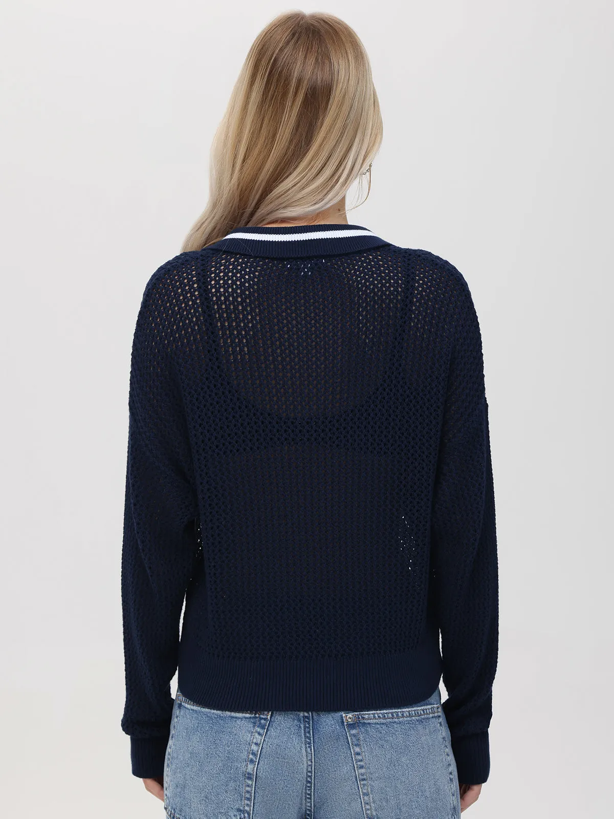 Cara: Tipping Polo Pullover sold by 89th & Madison product image thumbnail 2