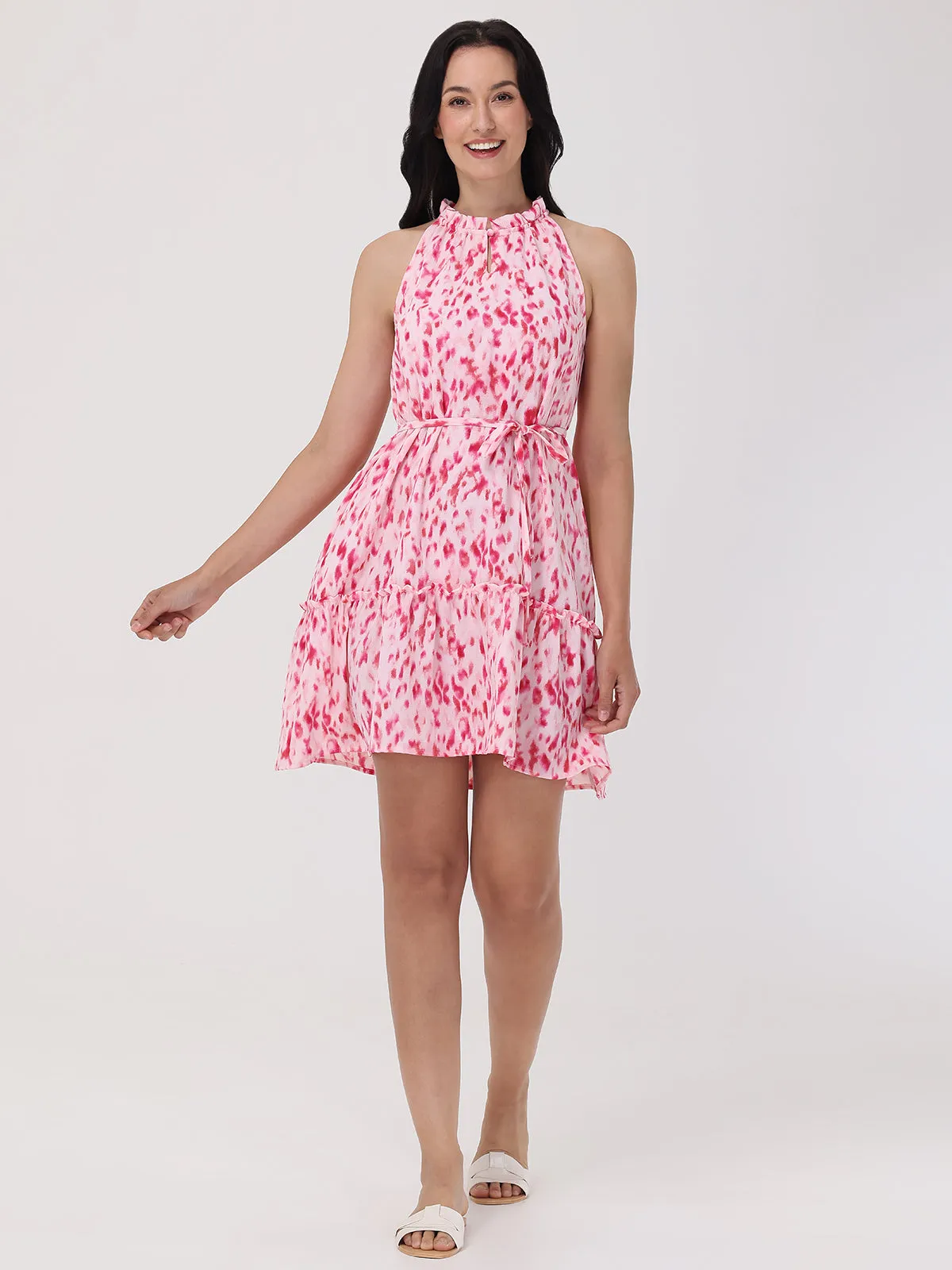 Halter Mini Dress sold by 89th & Madison product image thumbnail 4