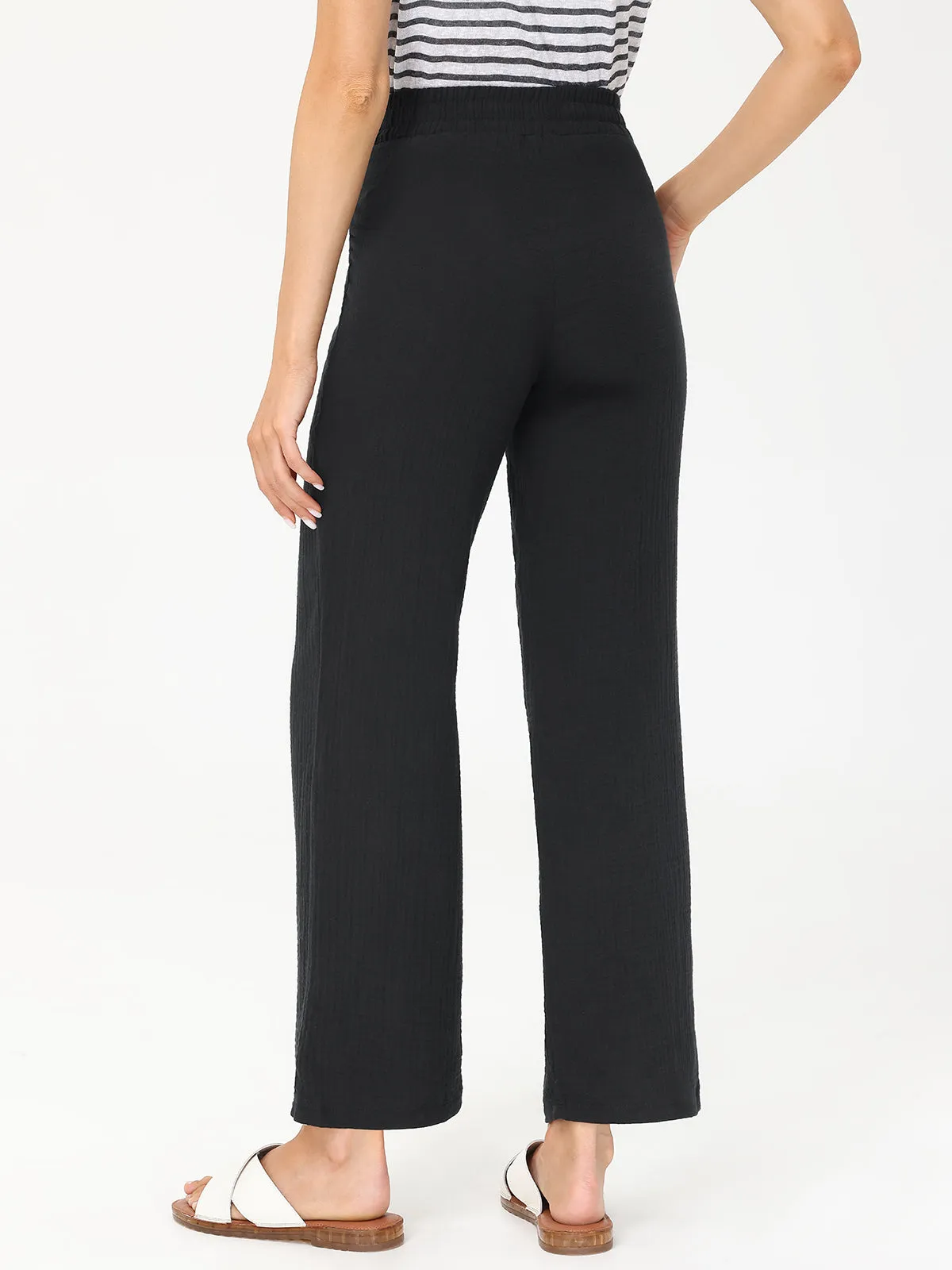 Tie Front Wide Leg Pants sold by 89th & Madison product image thumbnail 3
