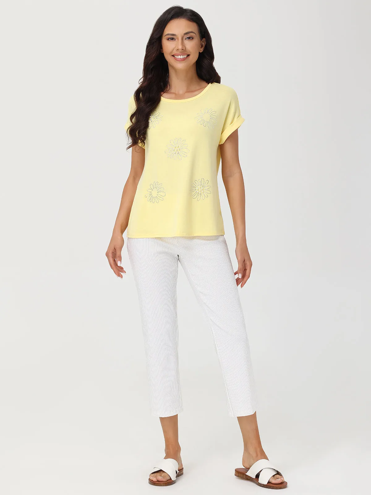 Sailor Button Capri Pants sold by 89th & Madison product image thumbnail 2