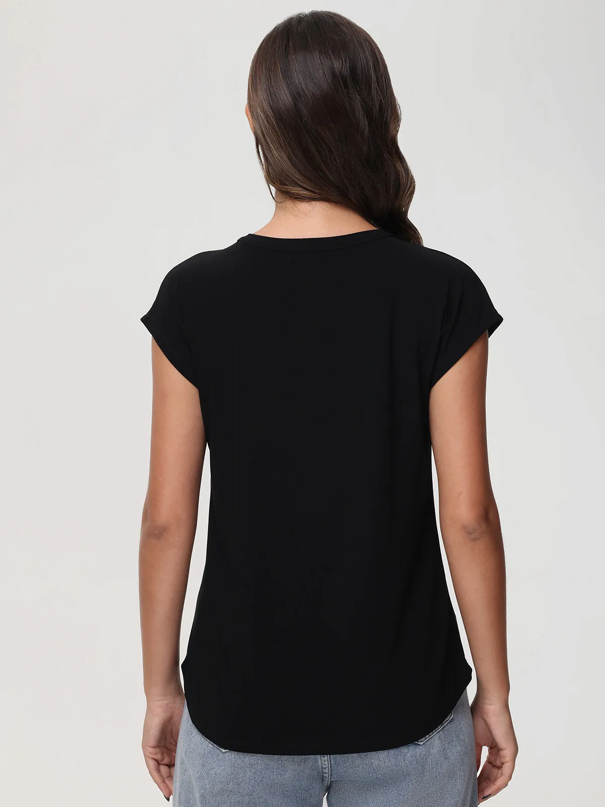 Jeweled Neck Dolman Cool Feel Top sold by 89th & Madison product image thumbnail 2