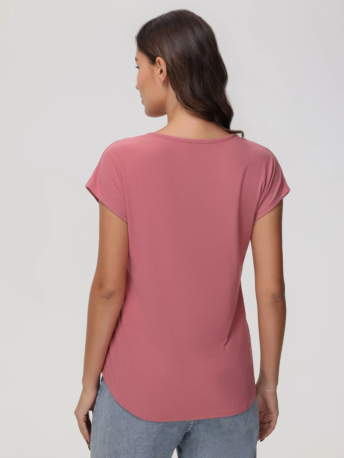 Lace Up Jeweled Dolman Cool Feel Top sold by 89th & Madison product image thumbnail 2