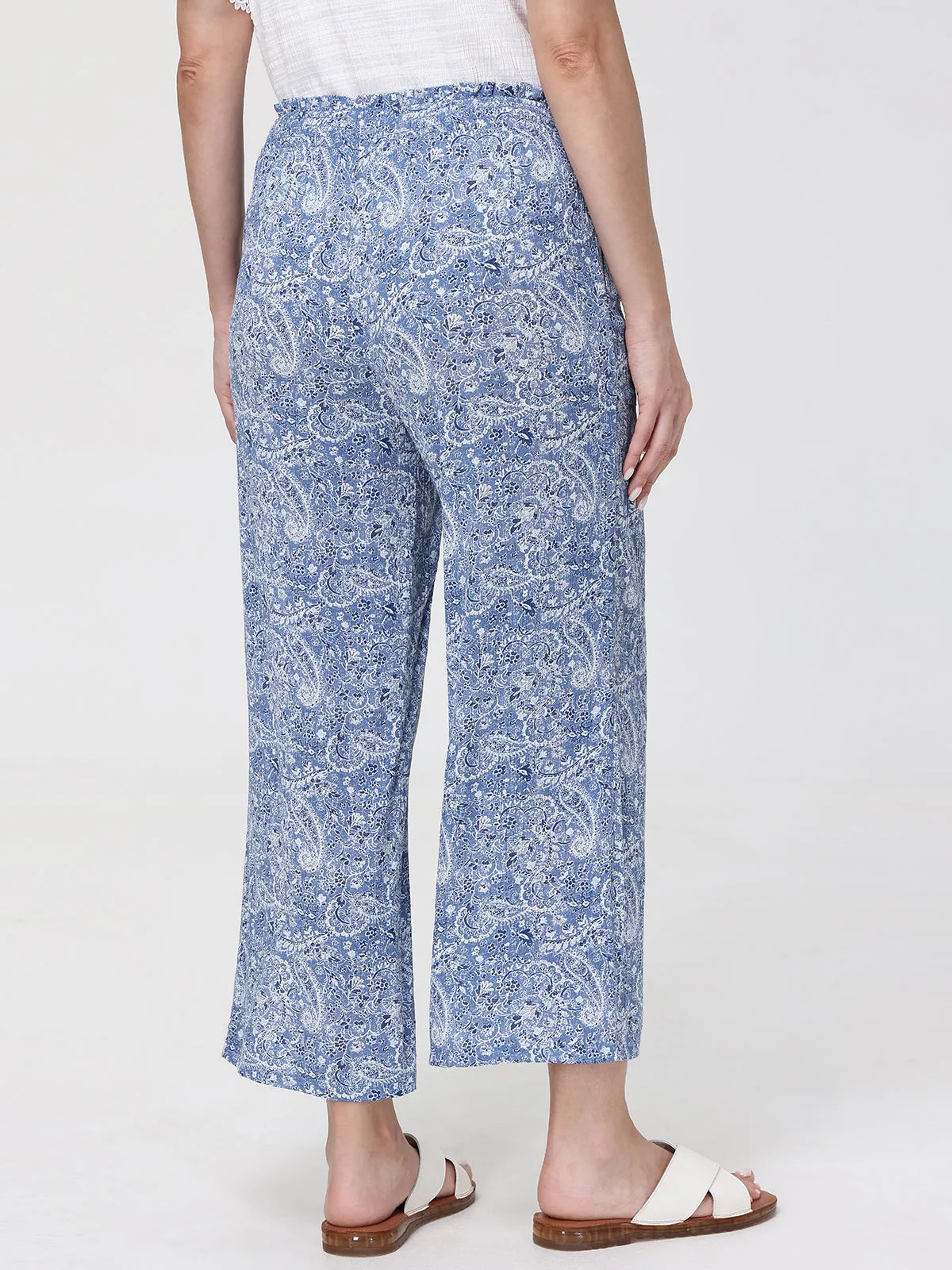 Floral Paisley Wide Leg Pants sold by 89th & Madison product image thumbnail 3