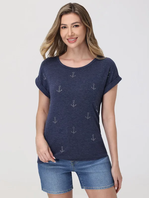 Anchor Embellished Tee sold by 89th & Madison