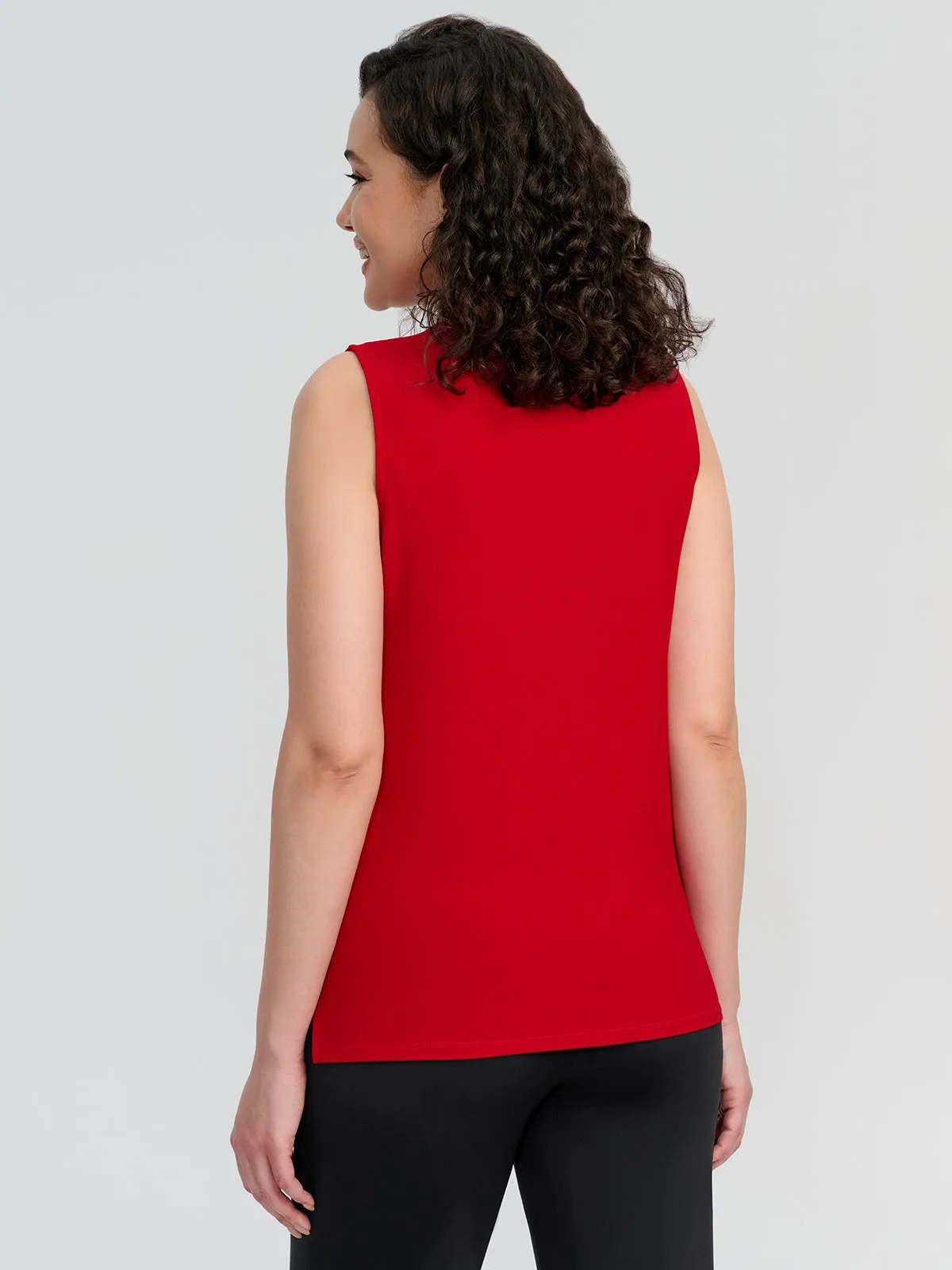 Tie Front Sleeveless Cool Feel Top sold by 89th & Madison product image thumbnail 2