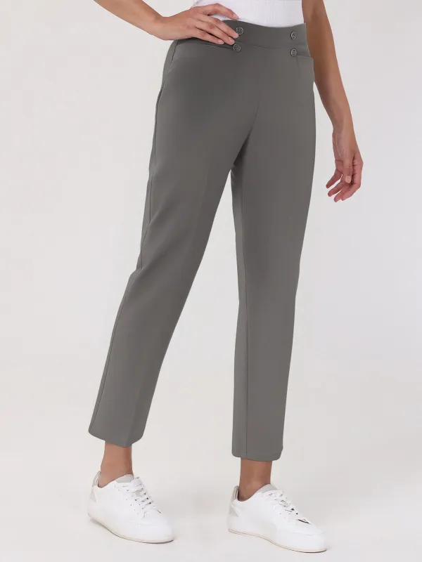 Millennium Stretch Straight Pants sold by 89th & Madison