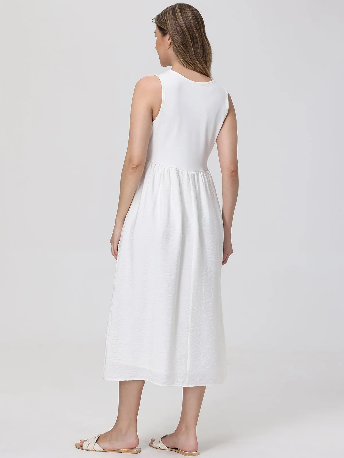 Mixed Media Tank Midi Dress sold by 89th & Madison product image thumbnail 2