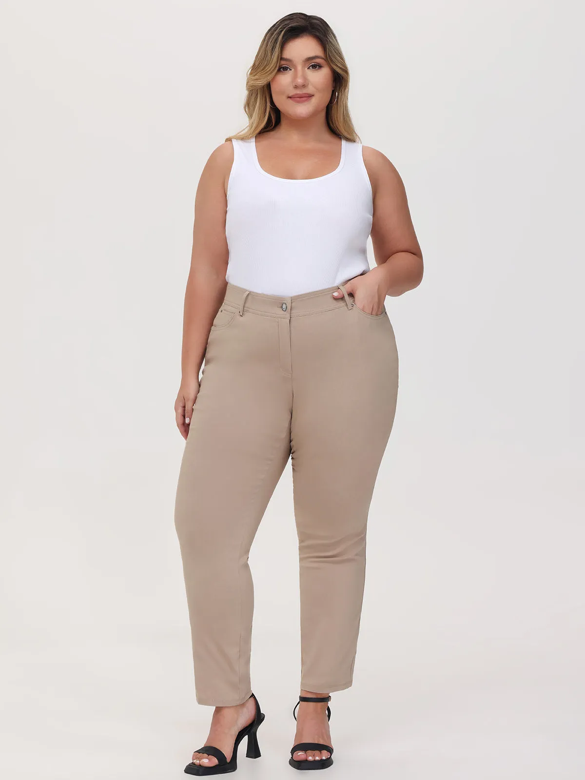 Plus Millennium Straight Leg Pants sold by 89th & Madison product image thumbnail 2