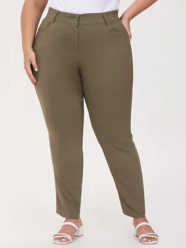 Plus Millennium Straight Leg Pants sold by 89th & Madison