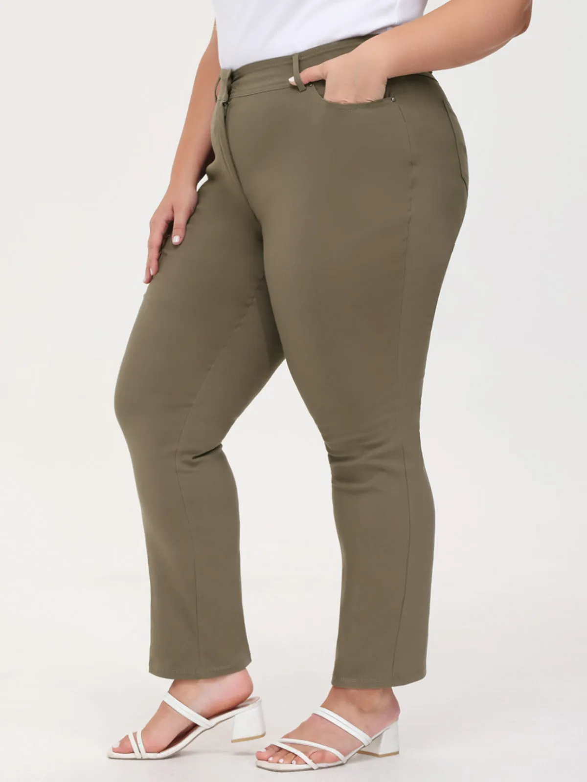 Plus Millennium Straight Leg Pants sold by 89th & Madison product image thumbnail 4