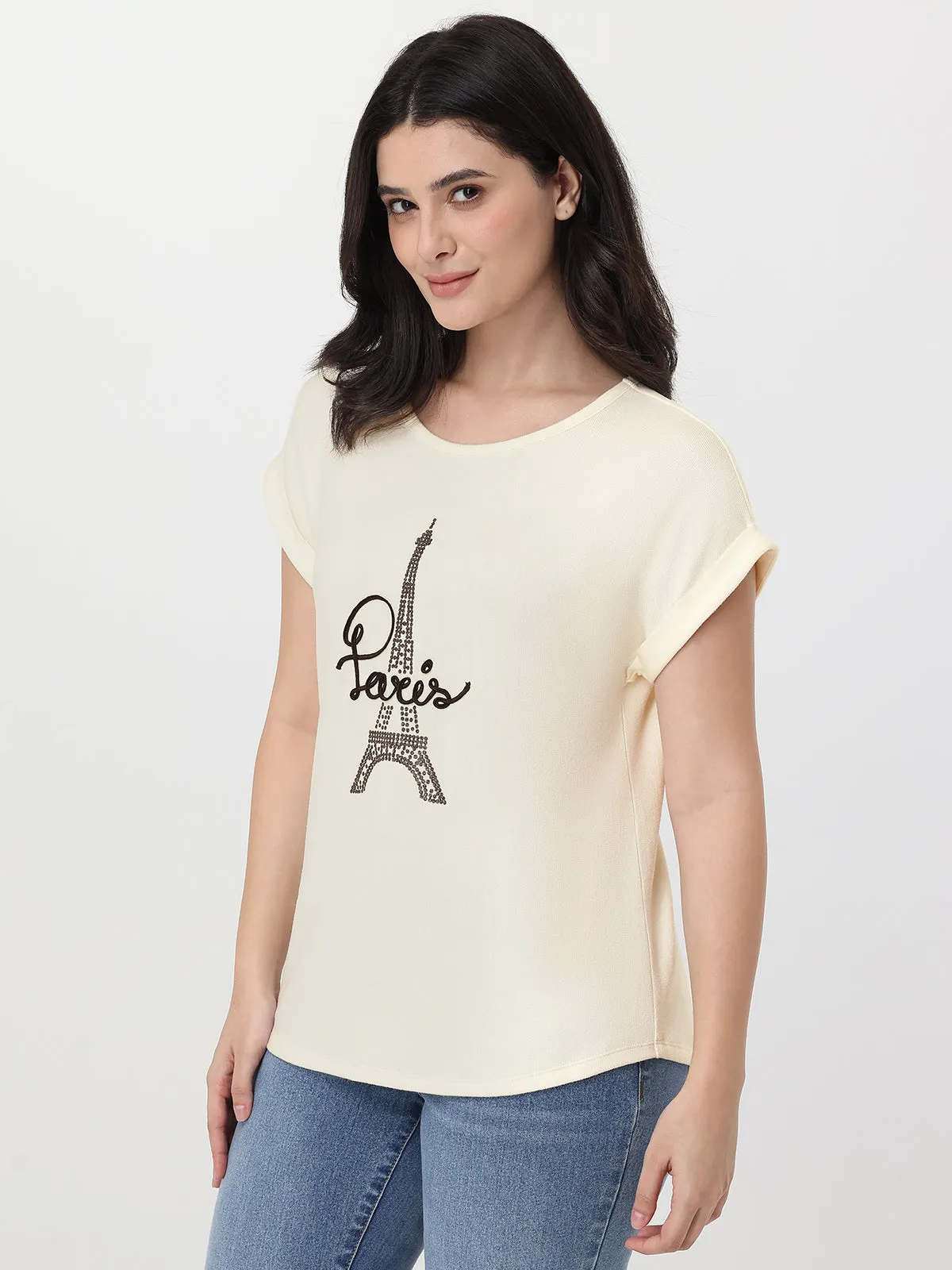 Paris Embellished Tee sold by 89th & Madison product image thumbnail 3