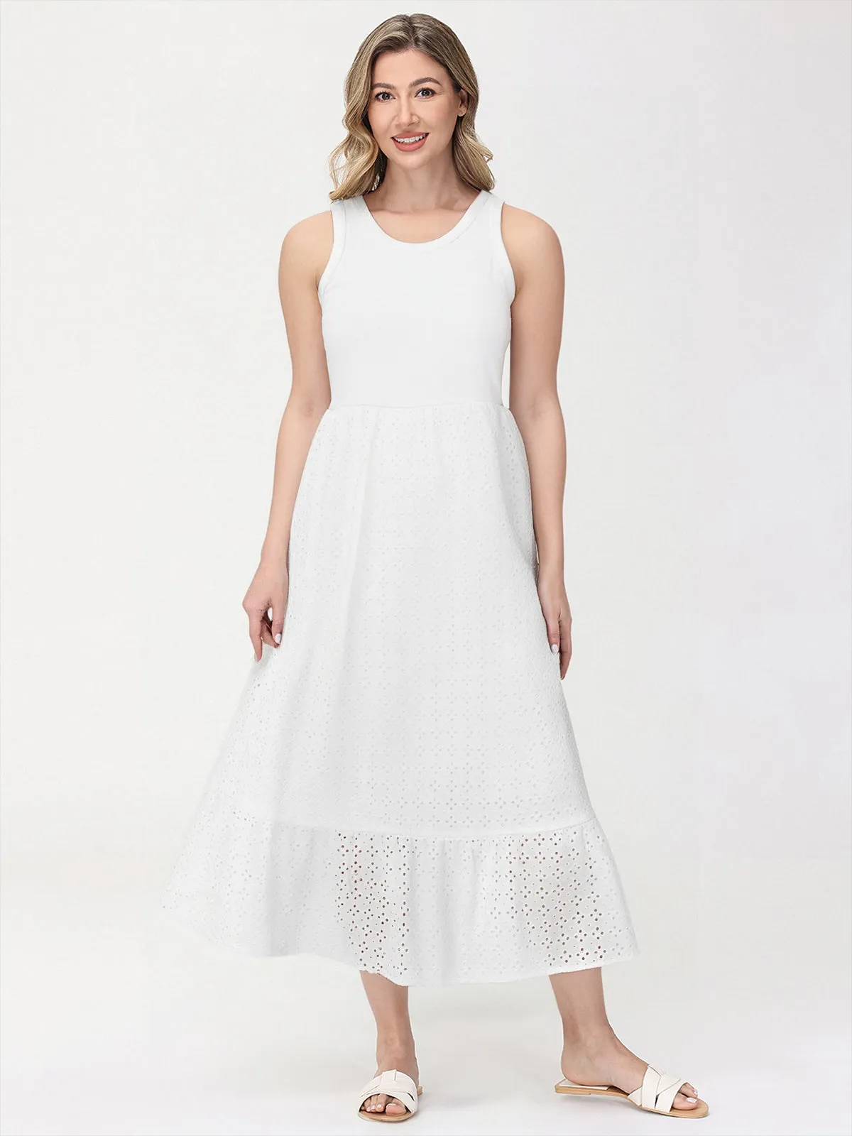 Floral Crochet Maxi Dress sold by 89th & Madison product image thumbnail 4