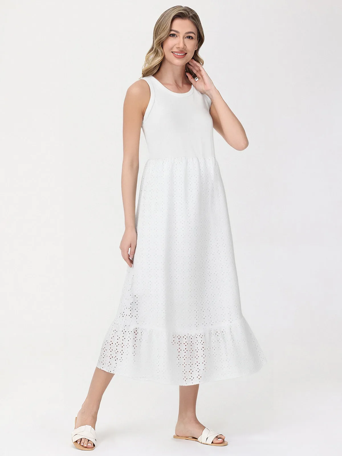 Floral Crochet Maxi Dress sold by 89th & Madison product image thumbnail 3