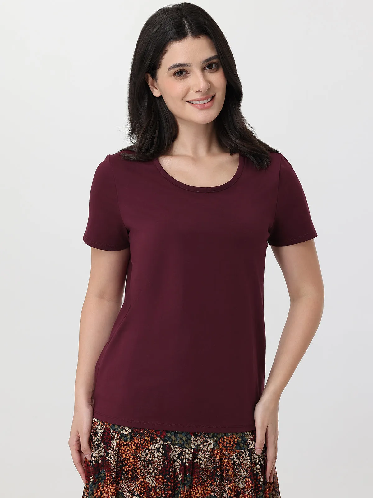 Scoop Neck Tee sold by 89th & Madison