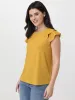 Pearl Embellished Flutter Sleeve Cool Feel Top sold by 89th & Madison