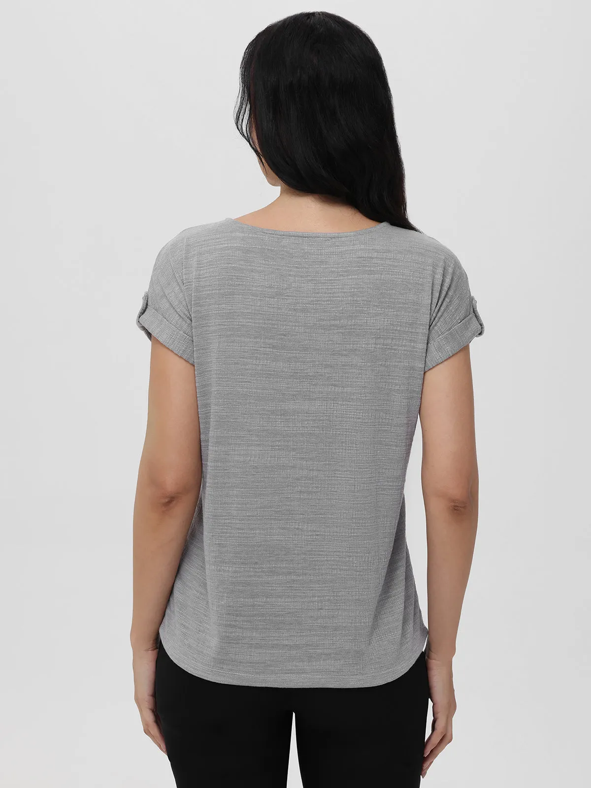 Drop Shoulder Knit Top sold by 89th & Madison product image thumbnail 2