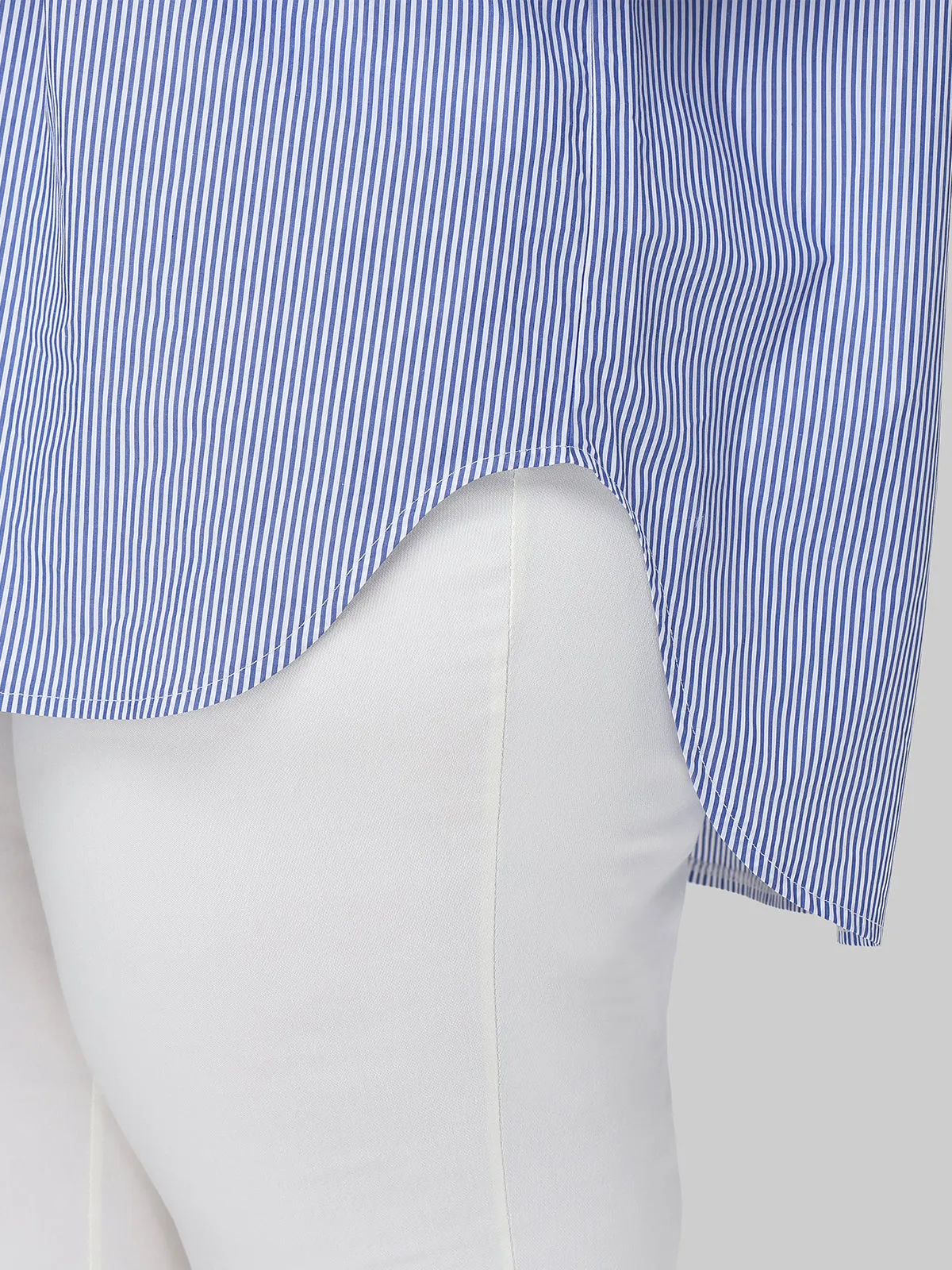 Plus Stripe Button Down Shirt sold by 89th & Madison product image thumbnail 5