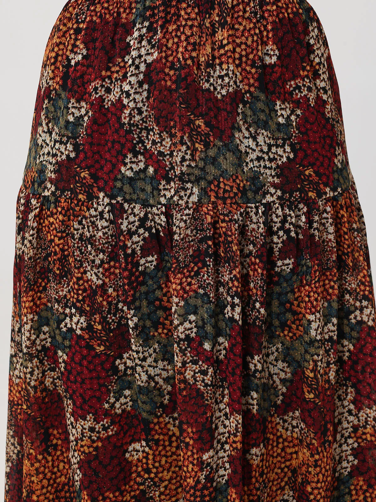 Floral Tiered Midi Skirt sold by 89th & Madison product image thumbnail 5