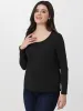 Scoop Neck Long Sleeve Top sold by 89th & Madison