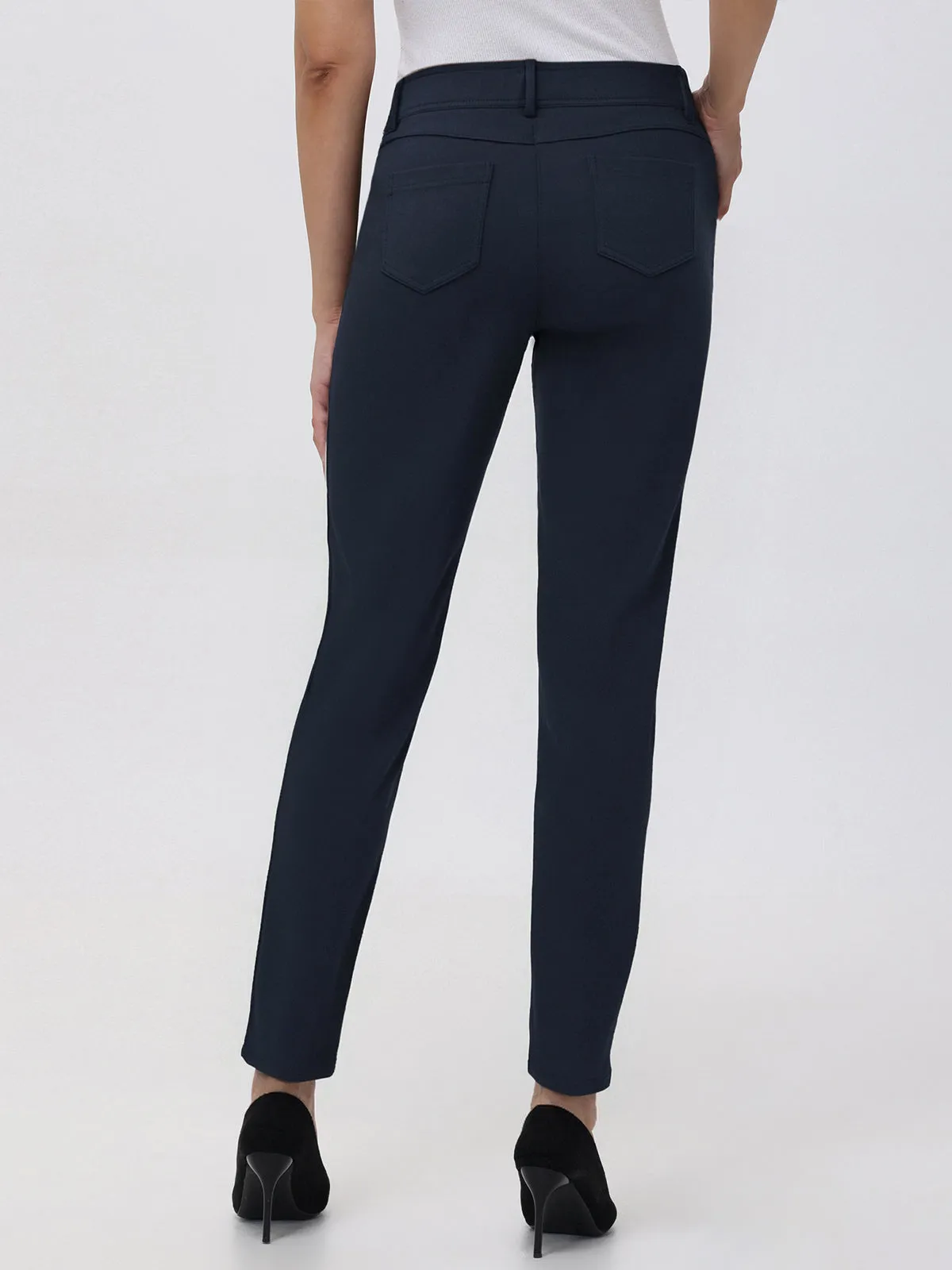 Luxe Ponte Straight Leg Pants sold by 89th & Madison product image thumbnail 3