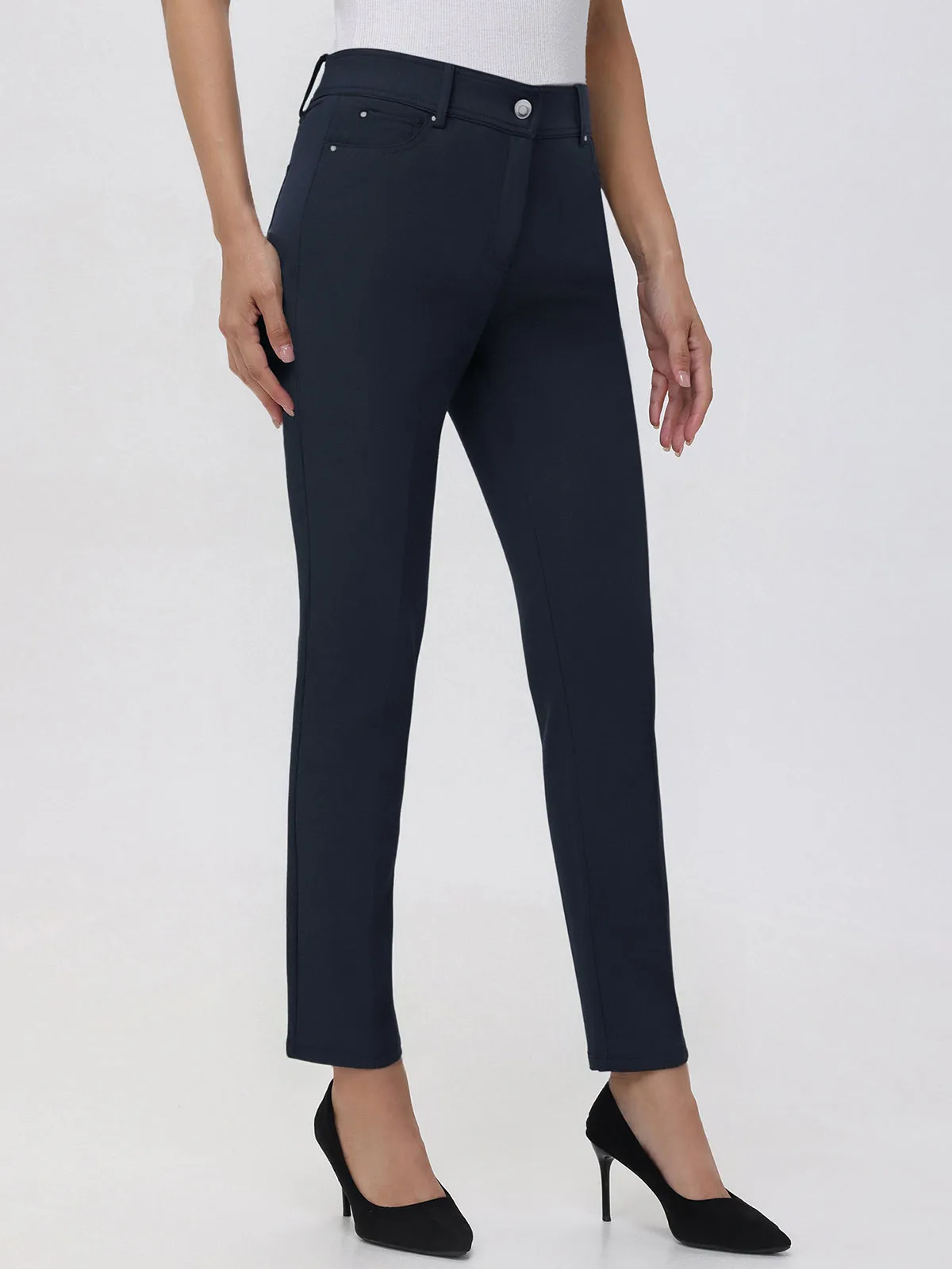 Luxe Ponte Straight Leg Pants sold by 89th & Madison