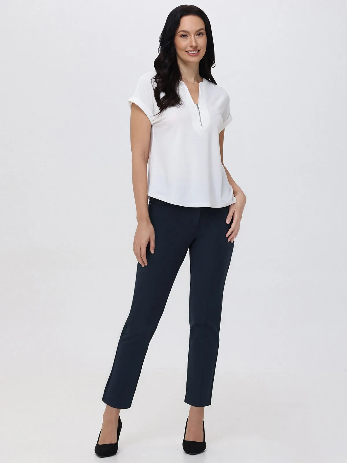 Luxe Ponte Straight Leg Pants sold by 89th & Madison product image thumbnail 2