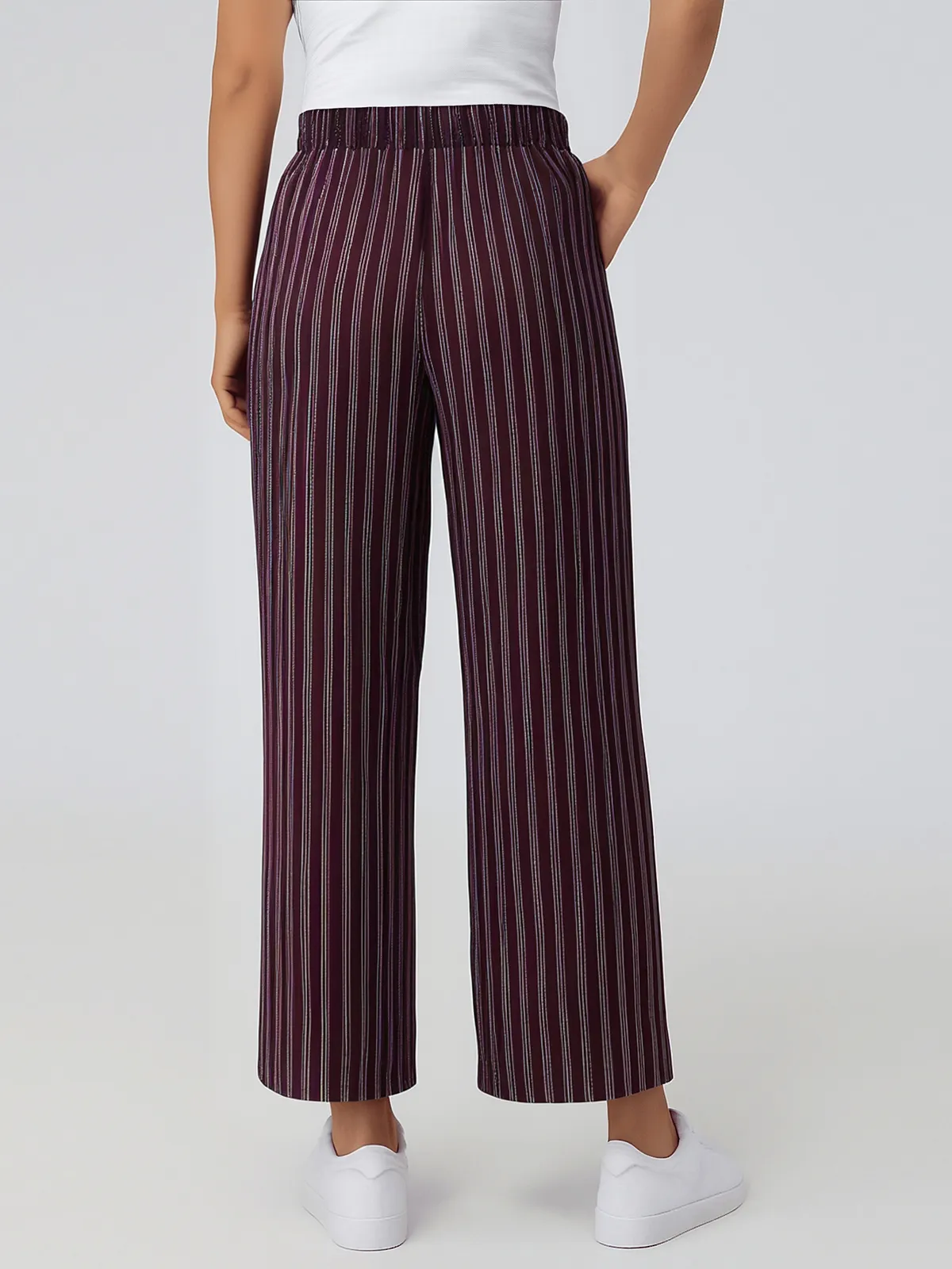Stripe Wide Leg Drawstring Pants sold by 89th & Madison product image thumbnail 2