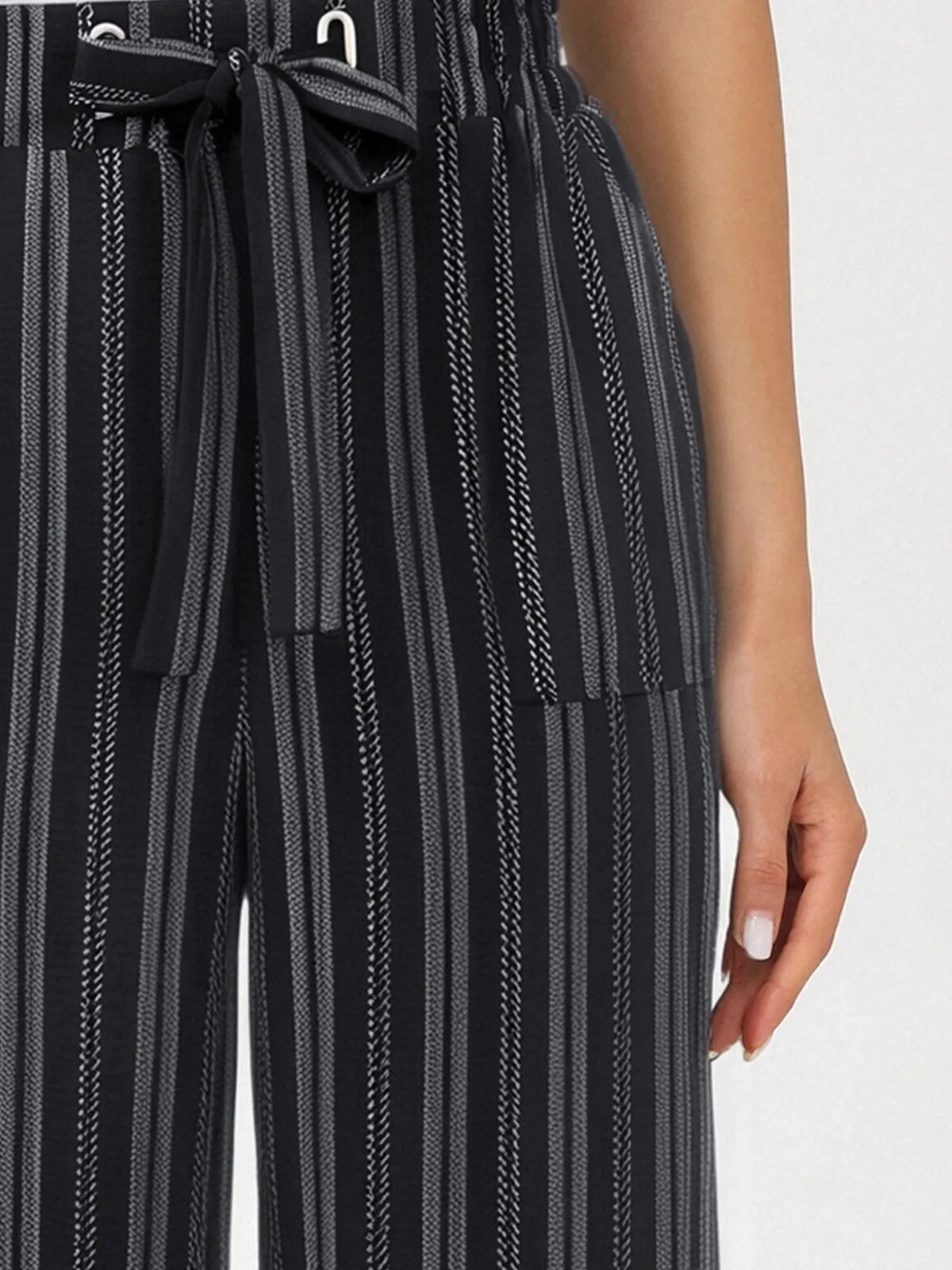 Stripe Wide Leg Drawstring Pants sold by 89th & Madison product image thumbnail 5