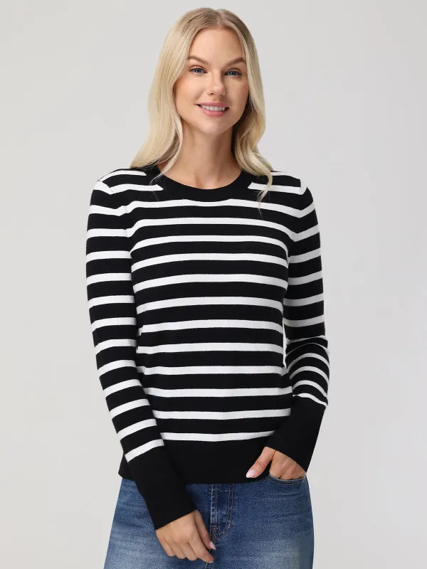 Stripe Crewneck Pullover sold by 89th & Madison