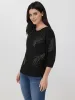 Rhinestone Embellished Boatneck Pullover sold by 89th & Madison