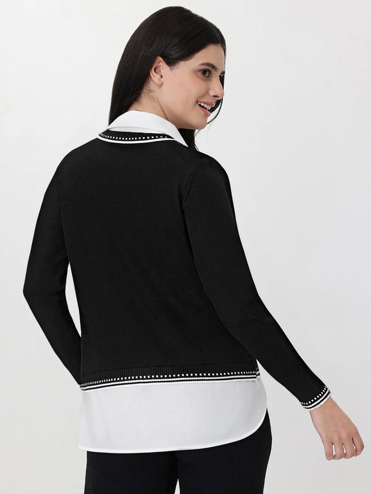 Madison Mixed Media Sweater sold by 89th & Madison product image thumbnail 2