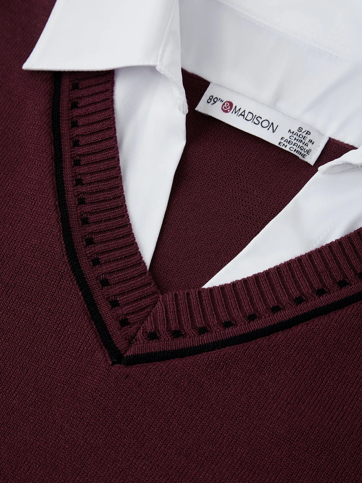 Madison Mixed Media Sweater sold by 89th & Madison product image thumbnail 4