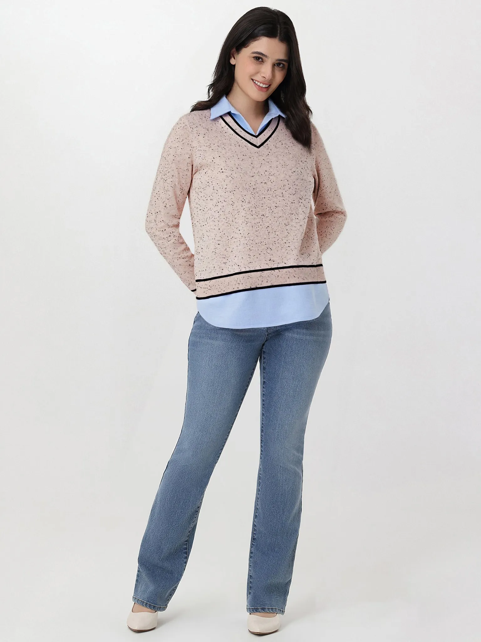 Madison Mixed Media Sweater sold by 89th & Madison product image thumbnail 4