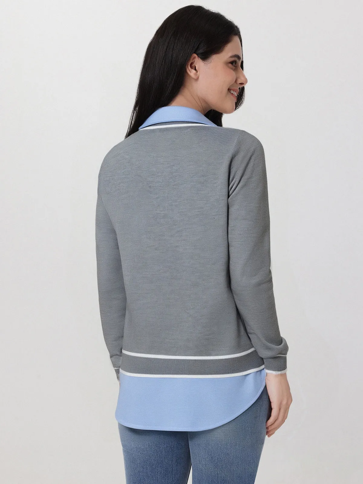 Madison Mixed Media Sweater sold by 89th & Madison product image thumbnail 2