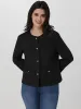 Crop Button Front Jacket sold by 89th & Madison