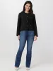 Crop Button Front Jacket sold by 89th & Madison